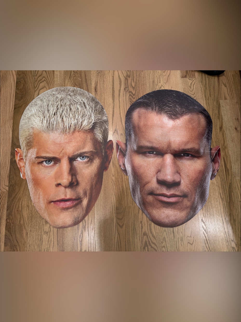 WWE big head party decor/room decor (price is for both 2 for $60)